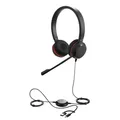 Jabra Evolve 20 SE Stereo Headset - Unified Communication Zertifizierte Kopfhörer für VoIP Softphone mit passiver Geräuschunterdrückung - USB-C/A - Schwarz UC