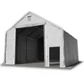Zelthalle 8x8 m Lagerzelt Industriezelt PRIMEtex PVC 2300 N feuersicher grau