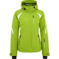 Bergson Skijacke SNOWTASTIC Damen Skijacke, wattiert, 20000mm Wassersäule, Normalgrößen, lime grün grün normal | 42