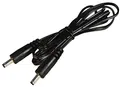 McShine McPower DC Verbindungskabel | 3,5 mm Stecker auf Stecker | 1 Meter Länge | Stromverlängerungskabel für LED, Kamera, Netzteile, Monitore, Elektronikgeräte