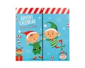 ACCENTRA Adventskalender Santas Little Helper, Adventskalender zum aufklappen