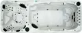 XXXL Luxus Led Swim Spa 580x230 Whirlpool Gegenstromanlage Outdoor Schwimmbecken