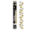 Godan Konfettikanone Gold Silber Kreise 40 cm