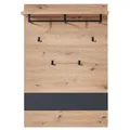 Garderobenpaneel - Artisan Eiche - graphit - 80 cm