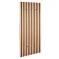 Garderobenpaneel - Artisan Eiche - schwarz - 50x125 cm