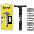 Wilkinson-Sword Rasierhobel Classic, für Herren, 1-fach Klinge, mit 5 Klingen