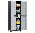 vidaXL Garten-Geräteschrank Gartenschrank Lagerschrank Kunststoffschrank 65x45x181 cm