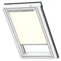 VELUX Sichtschutzrollo Uni Beige 1086, CK02, GGU,Haltekrallen,Manuell,VELUX