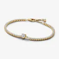PANDORA Funkelndes Herz Tennisarmband mit 58 Zirkoniasteinen 560041C01-18