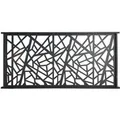 Dekor-Aluminiumzaun Amsterdam 200 cm x 100 cm Anthrazit