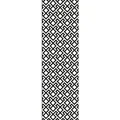 GroJa XL-Designeinsatz Abstract Aluminium Anthrazit DB 703 Sichtschutz