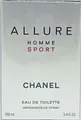 💝 CHANEL ALLURE HOMME SPORT Eau de Toilette 100 ml OVP/NEU