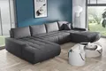 MEBLITO Ecksofa Big Sofa Eckcouch mit Schlaffunktion Bonari U Form Couch Sofagarnitur Aston 17