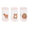 Wrendale - LTW-SOCK002 - Little Wren Baby Socken Set, 3 Paar, Fuchs, Eule, Kitz, waschbar, 6-12 Monate