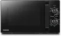 Toshiba MW2-MG20PF(BK)/GE Mikrowellenherd 800 W mit knuspriger Grill- & Kombigarfunktion, 5 Leistungsstufen, 1000 W Grillleistung, Schwarz