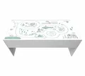 Stikkipix Möbelfolie DSWT12 Aufkleber passend für den DUNDRA-Tisch von IKEA (Möbel Nicht inklusive) (1, Downtown)