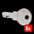 Eaton Schlüssel M22-ES-MS11 Ersatzschlüssel Key Einzelschlüssel Metall 6 STÜCK