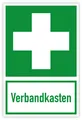 Aufkleber Rettungszeichen „Erste Hilfe Verbandkasten“ ISO 7010 (E003) | 10x15 cm
