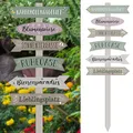 Gartenschild Wegweiser H76 Ruheoase Lieblingsplatz Deko Schild Garten Holzschild