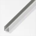 alfer clampline-U-Profil 2 m, 18.9 x 18 x 1.5 mm Aluminium eloxiert silber