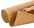 Rollenkork für Pinnwand und Memoboard | 10 m lang | 1 m breit | 5mm dick | Kork für Pinnwände | hochverdichtet | Kork-Pinwand selbst gestalten | DIY