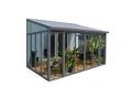Palram - Canopia SanRemo 3x4.25 Wintergarten, anthrazit in cm 295x425x212 (LxBxH)