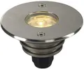 SLV DASAR 920 Outdoor LED Bodeneinbauleuchte, 3000K, rund, IP67, Blende edelstahl gebürstet, 12-25V (233500)