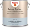 Wandfarbe in erhabenem Graublau ALPINA Feine Farben Steinblaue Schönheit 2,5L