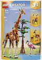 LEGO Creator 31150 Tiersafari 3in1 Giraffe Löwe Gazellen 780 Teile Set Neu OVP