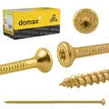 DMX - Holzschrauben Torx - Spanplattenschrauben - Konstruktionsschrauben - Schrauben Set - Terrassenschrauben Torx Set - CS - 3mm Zink galvanisiert - 3,0x35 (500 St./Verp.)