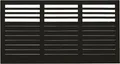 Plus Zaun Decora 180 x 95 cm RAL 9005 Schwarz