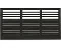 Vorgartenzaun PLUS Decora 180 x 95 cm RAL 9005 schwarz