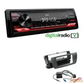 JVC KD-X182DB DAB+ USB Autoradio für Seat Ibiza IV Ibiza IV ST azabacheschwarz