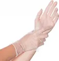 HYGOSTAR unisex Einmalhandschuhe CLASSIC transparent Größe XL 100 St.