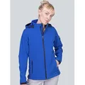 HRM Women's Hooded Soft-Shell Jacket - royal blue - 3XL