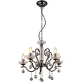 GLOBO LIGHTING Hängeleuchte "CAMILA", schwarz (schwarz, chrom), Lampen, Hängelampe/Pendelleuchte/Esszimmer/Wohnzimmer/Esstisch