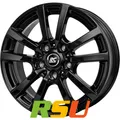 4x RC-Design RC25T schwarz lackiert 6.5x16" ET52 LK5 112 ML 66.6 Alufelgen 16...