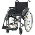 Rollstuhl S-Eco 2 anthrazit-metallic, Duo-Armlehnen, PU>>>>SB 37 cm