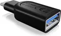 ICY BOX IB-CB003 - USB-Adapter - USB Typ A (W) zu 24 pin USB-C (M) - Schwarz (IB-CB003)
