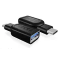 ICY BOX IB-CB003 1x Adapter Wandler USB 3.0 Type C Stecker auf Type A Buchse