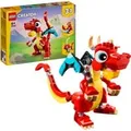 31145 Creator 3-in-1 Roter Drache, Konstruktionsspielzeug
