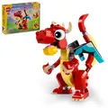 LEGO 31145 Creator 3-in-1 Roter Drache, Phönix oder Spielzeugfisch - Neu & OVP