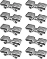 10x Lattenhalter Lattenrost Kappen Halter 38x12mm Endkappenhalter Bett Flexibel