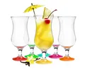 6 Cocktailgläser Mix 480ml Hurricane Cocktailglas Longdrinkgläser Eisgläser