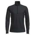 Icebreaker Men Merino 200 Oasis LS Half Zip Black (L)