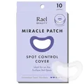 Rael Miracle Anti Pickel Patch Groß - Korean Skincare, Pimple Patches für das Gesicht, Nase, Kinn, Wangen, Hydrokolloid Akne Pflaster, Vegan, Tierversuchsfrei (10 Stück)