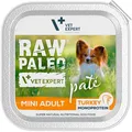 5902414207929 RAW PALEO Pate Mini Adult Truthahn – Nassfutter für Hunde – 150 g