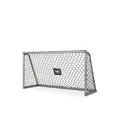 EXIT Scala Aluminium-Fußballtor - Leichtgewicht - Sehr Stabil - Hochwertiges Rostfreies Aluminium - Fußballtore im Garten - Trainiere Deine Fußballfertigkeiten - 220x120cm - Mattsilber