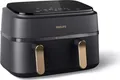 Philips 3000 series Airfryer Dual Basket - Heißluftfritteuse - 9 l - 1,5 kg - 40 °C - 200 °C - 6 Person(en) (NA352/00)