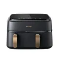 PHILIPS NA352/00 Kapazität (3L+6L) Heißluftfritteuse SCHWARZ Retoure